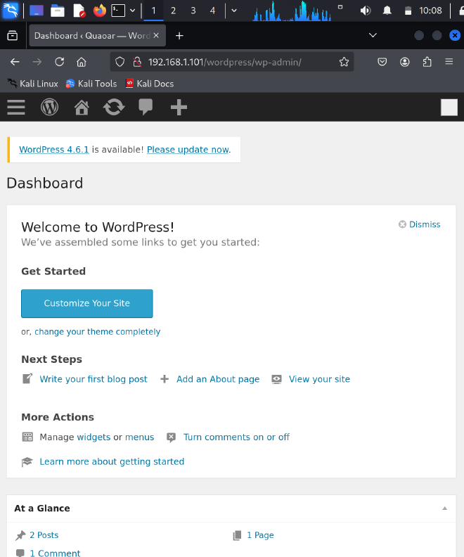 Wordpress Admin